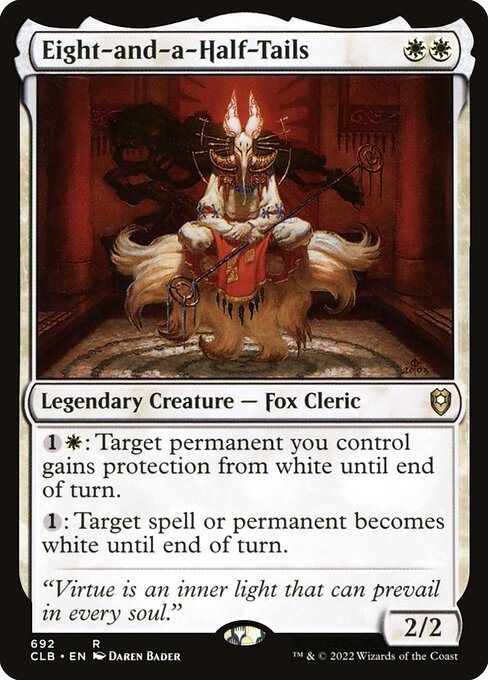 Commander Legends: Battle for Baldur's Gate - 692 - Eight-and-a-Half-Tails - Rare - W - Non-foil