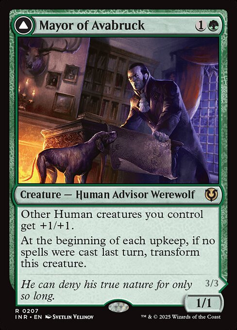 Innistrad Remastered - 207 - Mayor of Avabruck // Howlpack Alpha - Rare - C - Non-foil