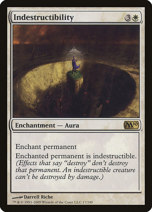 Magic 2010 - 17 - Indestructibility - Rare - W - Non-foil