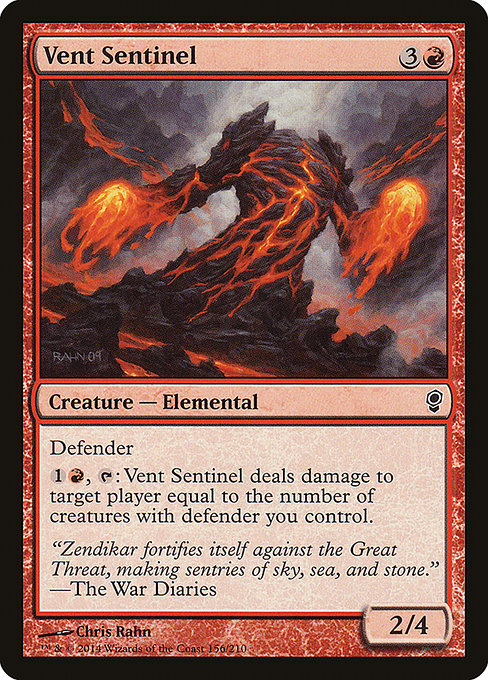 Conspiracy - 156 - Vent Sentinel - Common - R - Non-foil
