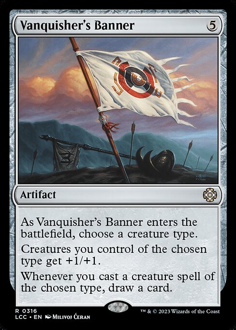 The Lost Caverns of Ixalan Commander - 316 - Vanquisher's Banner - Rare - C - Non-foil
