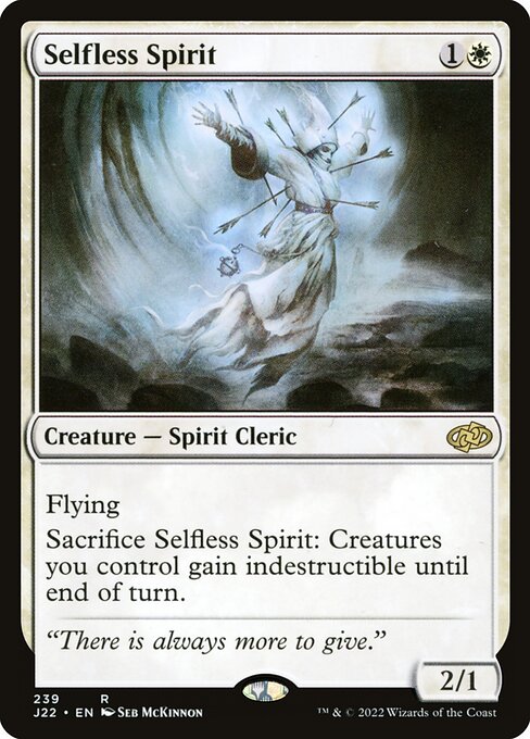Jumpstart 2022 - 239 - Selfless Spirit - Rare - W - Non-foil
