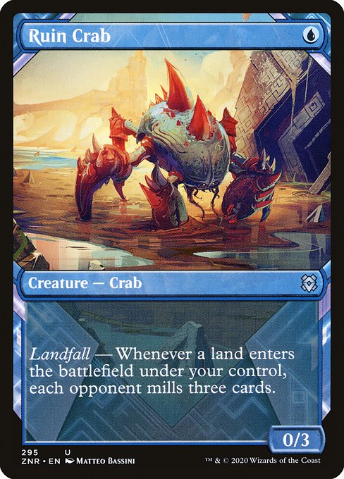 Zendikar Rising - 295 - Ruin Crab - Uncommon - U - Foil