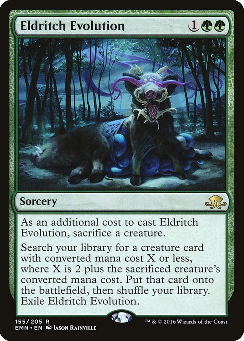 Eldritch Moon - 155 - Eldritch Evolution - Rare - G - Non-foil