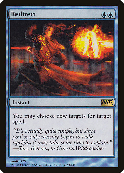 Magic 2012 - 74 - Redirect - Rare - U - Non-foil