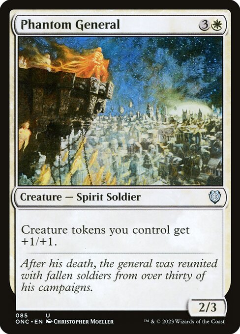 Phyrexia: All Will Be One Commander - 85 - Phantom General - Uncommon - W - Non-foil