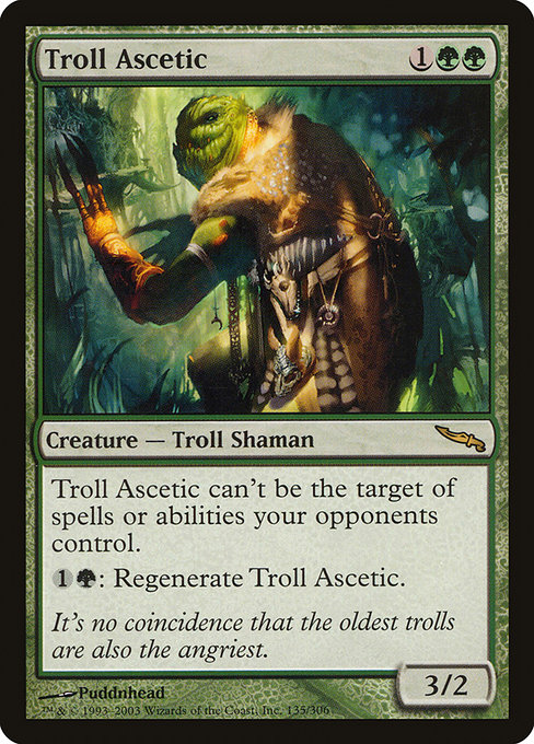 Mirrodin - 135 - Troll Ascetic - Rare - G - Non-foil