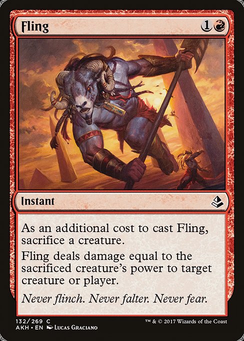 Amonkhet - 132 - Fling - Common - R - Non-foil