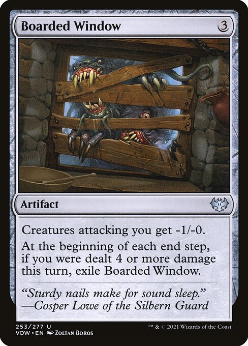 Innistrad: Crimson Vow - 253 - Boarded Window - Uncommon - C - Non-foil