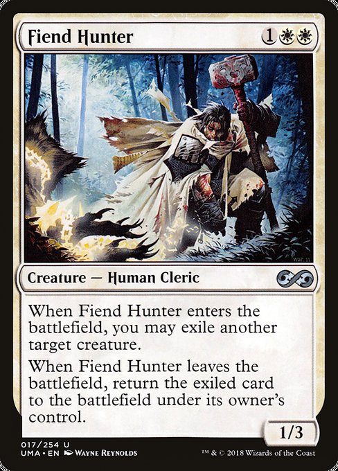 Ultimate Masters - 17 - Fiend Hunter - Uncommon - W - Non-foil