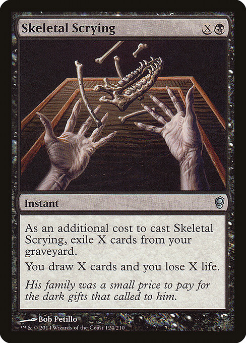 Conspiracy - 124 - Skeletal Scrying - Uncommon - B - Non-foil