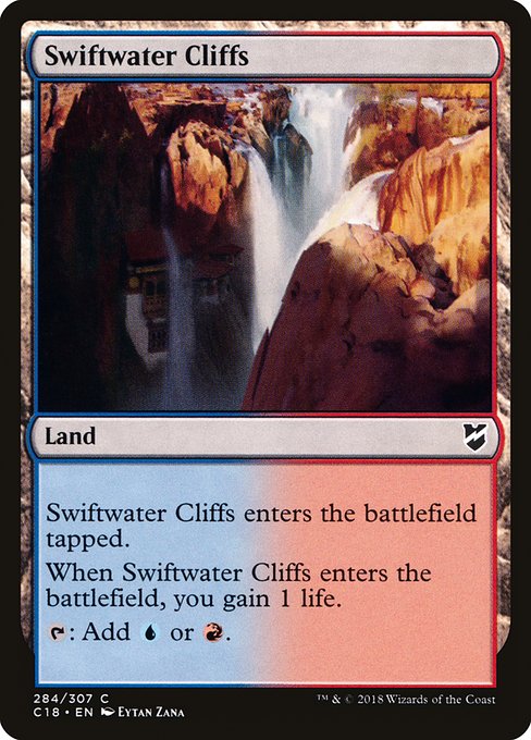 Commander 2018 - 284 - Swiftwater Cliffs - Common - C - Non-foil
