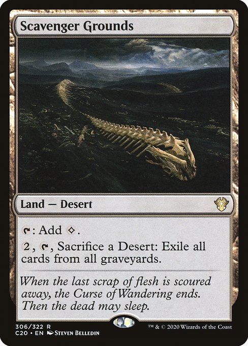 Commander 2020 - 306 - Scavenger Grounds - Rare - C - Non-foil