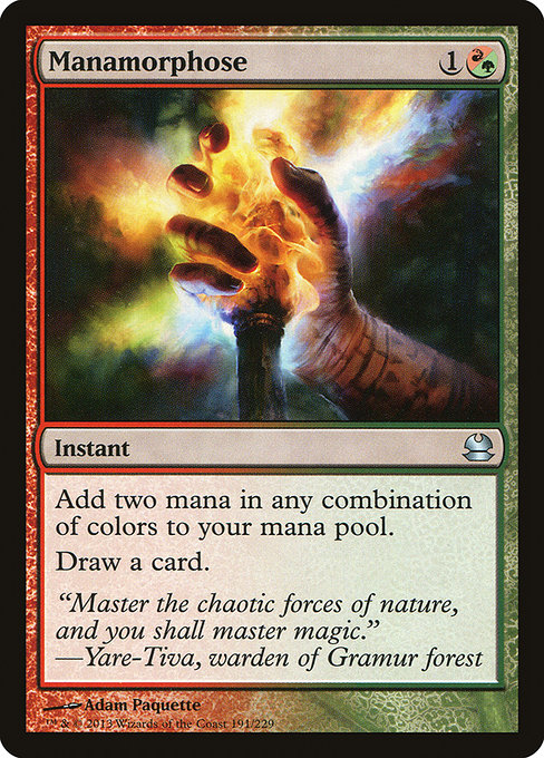 Modern Masters - 191 - Manamorphose - Uncommon - RG - Non-foil