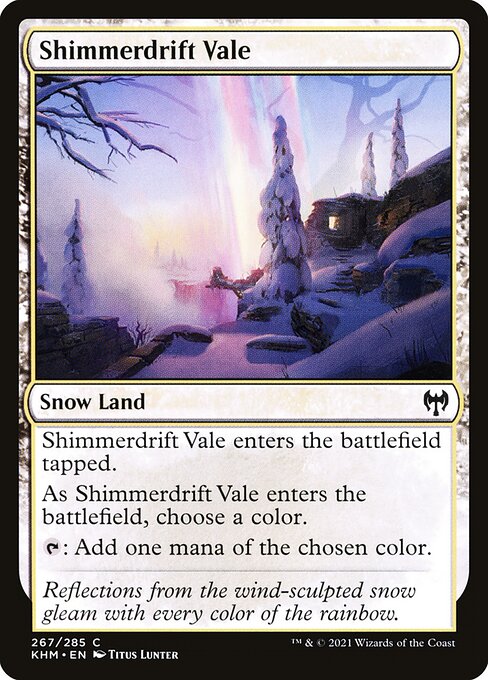 Kaldheim - 267 - Shimmerdrift Vale - Common - C - Foil