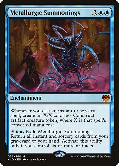 Kaladesh - 56 - Metallurgic Summonings - Mythic - U - Non-foil