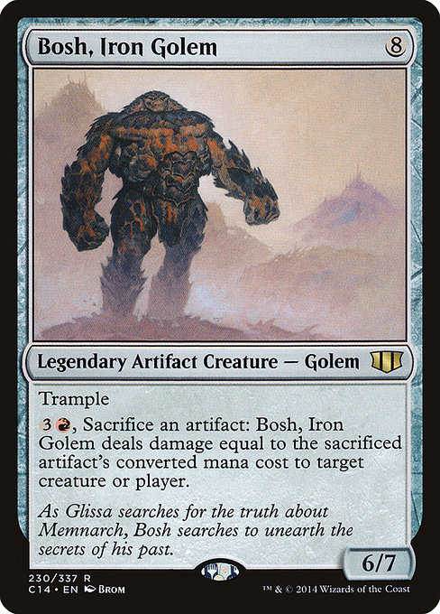 Commander 2014 - 230 - Bosh, Iron Golem - Rare - C - Non-foil