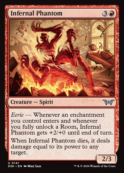 Duskmourn: House of Horror - 141 - Infernal Phantom - Uncommon - R - Non-foil