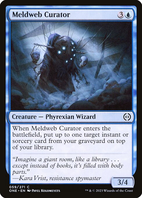Phyrexia: All Will Be One - 59 - Meldweb Curator - Common - U - Non-foil