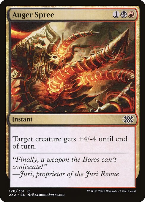 Double Masters 2022 - 178 - Auger Spree - Common - BR - Foil