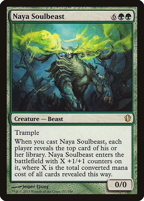 Commander 2013 - 157 - Naya Soulbeast - Rare - G - Non-foil