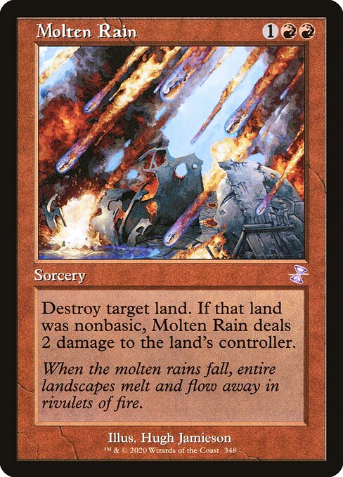 Time Spiral Remastered - 348 - Molten Rain - Special - R - Non-foil