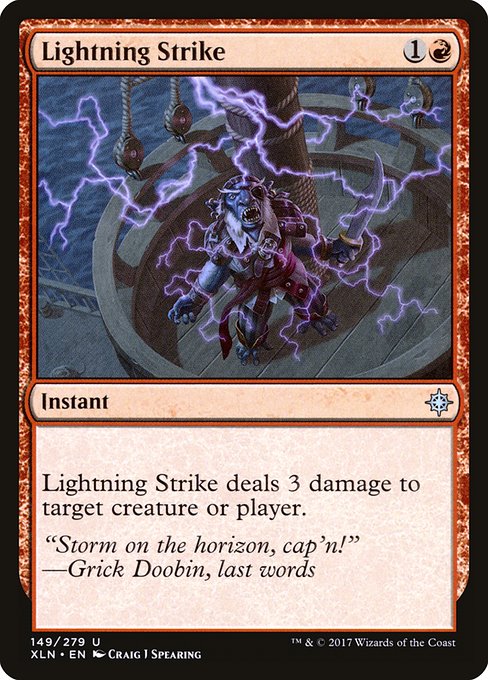 Ixalan - 149 - Lightning Strike - Uncommon - R - Non-foil