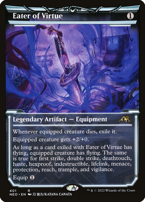 Kamigawa: Neon Dynasty - 401 - Eater of Virtue - Rare - C - Non-foil