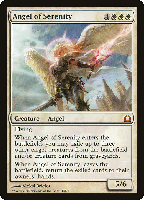 Return to Ravnica - 1 - Angel of Serenity - Mythic - W - Non-foil