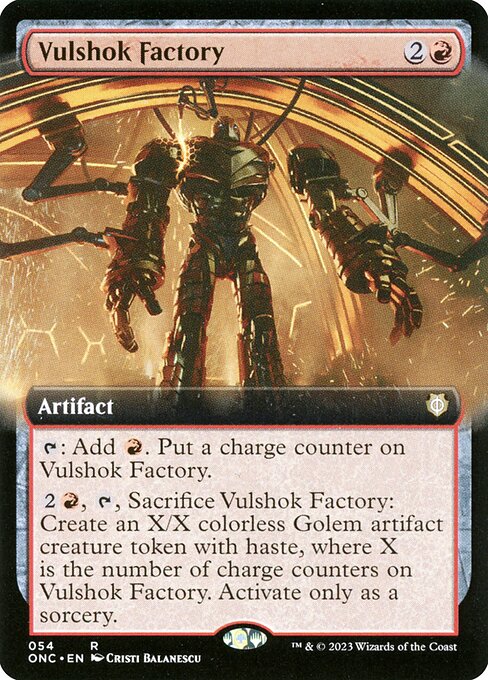 Phyrexia: All Will Be One Commander - 54 - Vulshok Factory - Rare - R - Non-foil