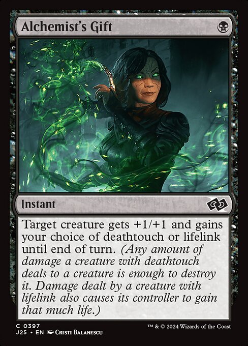 Foundations Jumpstart - 397 - Alchemist's Gift - Common - B - Non-foil