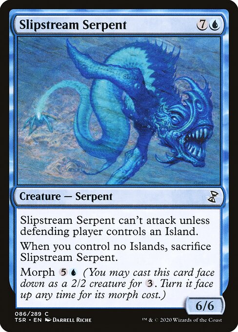 Time Spiral Remastered - 86 - Slipstream Serpent - Common - U - Non-foil