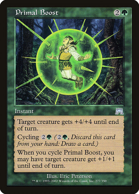 Onslaught - 277 - Primal Boost - Uncommon - G - Non-foil