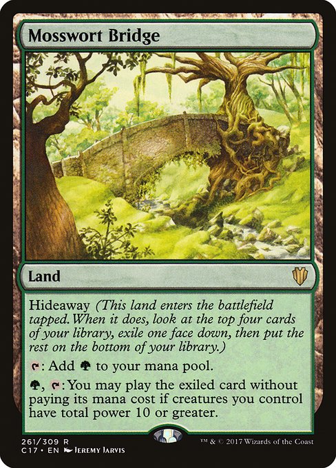 Commander 2017 - 261 - Mosswort Bridge - Rare - C - Non-foil