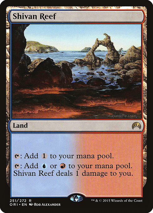 Magic Origins - 251 - Shivan Reef - Rare - C - Non-foil