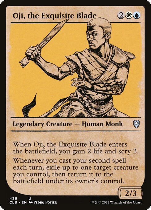 Commander Legends: Battle for Baldur's Gate - 436 - Oji, the Exquisite Blade - Uncommon - WU - Non-foil
