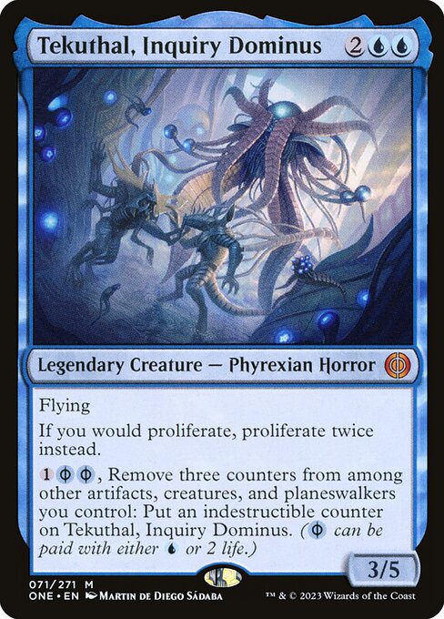 Phyrexia: All Will Be One - 71 - Tekuthal, Inquiry Dominus - Mythic - U - Foil