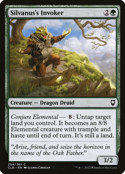 Commander Legends: Battle for Baldur's Gate - 254 - Silvanus's Invoker - Common - G - Non-foil
