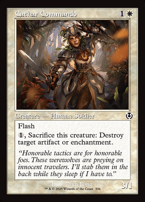 Innistrad Remastered - 336 - Cathar Commando - Common - W - Non-foil - Promo