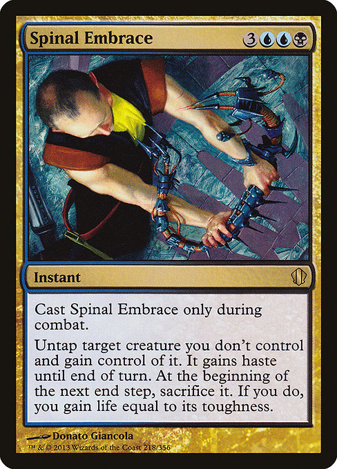 Commander 2013 - 218 - Spinal Embrace - Rare - UB - Non-foil