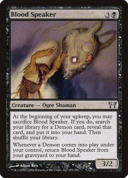 Champions of Kamigawa - 103 - Blood Speaker - Uncommon - B - Non-foil