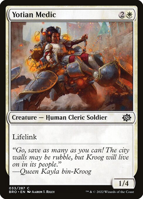 The Brothers' War - 33 - Yotian Medic - Common - W - Non-foil