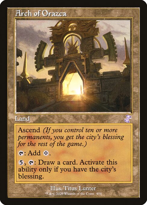 Time Spiral Remastered - 404 - Arch of Orazca - Special - C - Non-foil