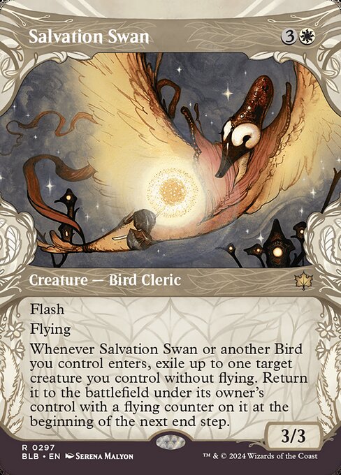 Bloomburrow - 297 - Salvation Swan - Rare - W - Non-foil