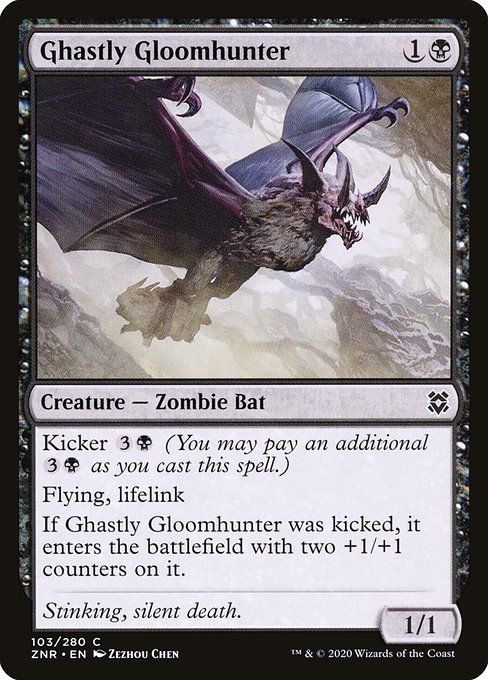 Zendikar Rising - 103 - Ghastly Gloomhunter - Common - B - Non-foil