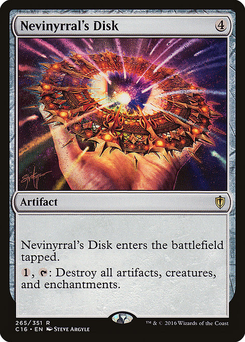 Commander 2016 - 265 - Nevinyrral's Disk - Rare - C - Non-foil