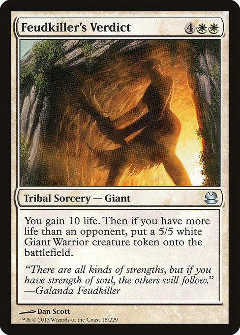 Modern Masters - 15 - Feudkiller's Verdict - Uncommon - W - Non-foil
