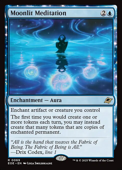 Edge of Eternities - 69 - Moonlit Meditation - Rare - U - Non-foil