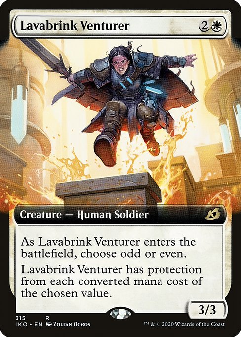 Ikoria: Lair of Behemoths - 315 - Lavabrink Venturer - Rare - W - Non-foil