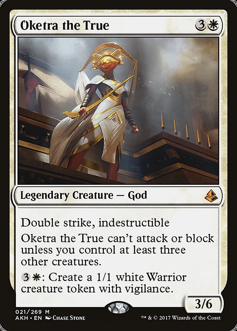 Amonkhet - 21 - Oketra the True - Mythic - W - Non-foil